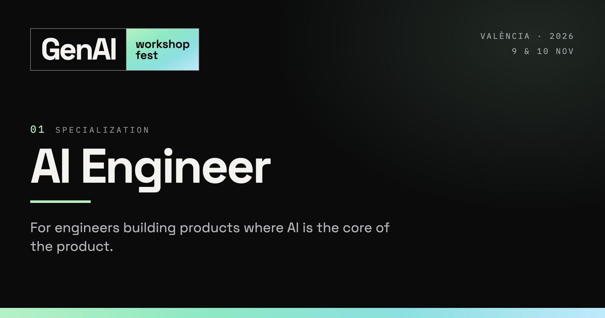 AI Engineer — GenAI Workshop Fest ticket